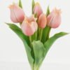 Artificial Flower 15*15*31cm Tulip *5 bush GS-24523014-P2 Bouquet YeahFlower is one of Chinese leading OEM manufacturers and exporters , supplying the silk flowers, wholesale artificial trees