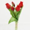 Artificial Flower 15*15*31cm Tulip *5 bush GS-24523014-R1 Bouquet YeahFlower is one of Chinese leading OEM manufacturers and exporters , supplying the silk flowers, wholesale artificial trees