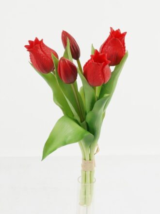 Artificial Flower 15*15*31cm Tulip *5 bush GS-24523014-P2 Bouquet 3,000+ sqm showroom with thousands of artificial flowers, plants & trees ready for global sourcing.