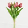 Artificial Flower Tulip 5 bush GS-24523014-R2_3 Artificial Flower 15*15*31cm Tulip *5 bush GS-24523014-R2 Bouquet YeahFlower is one of Chinese leading OEM manufacturers and exporters , supplying the silk flowers, wholesale artificial trees