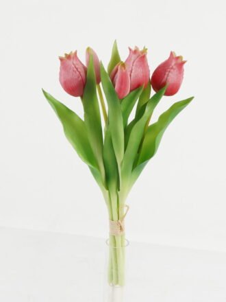 Artificial Flower 15*15*31cm Tulip *5 bush GS-24523014-Y3 Bouquet 3,000+ sqm showroom with thousands of artificial flowers, plants & trees ready for global sourcing.