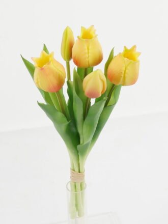 Artificial Flower 15*15*31cm Tulip *5 bush GS-24523014-R2 Bouquet 3,000+ sqm showroom with thousands of artificial flowers, plants & trees ready for global sourcing.