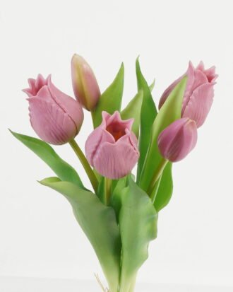 Artificial Flower 15*15*31cm Tulip *5 bush GS-24523014-Z2 Bouquet 3,000+ sqm showroom with thousands of artificial flowers, plants & trees ready for global sourcing.