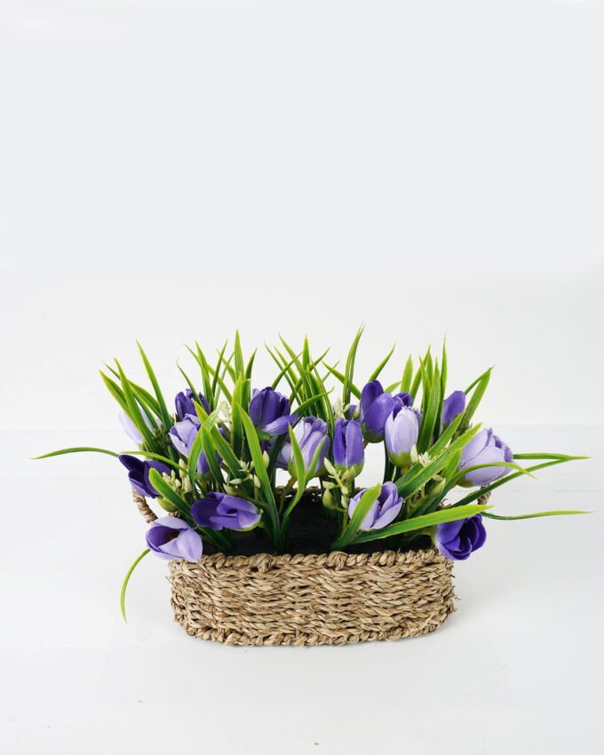 Artificial Flower 25*19*19cm Tulip in Basket GS-03322087-Z1 Potted Flowers&Plants YeahFlower is one of Chinese leading OEM manufacturers and exporters , supplying the silk flowers, wholesale artificial trees
