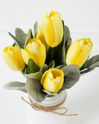 Artificial Flower 20*20*26.5cm tulip in Glass GS-03319201-Y2 Potted Flowers&Plants YeahFlower is one of Chinese leading OEM manufacturers and exporters , supplying the silk flowers, wholesale artificial trees