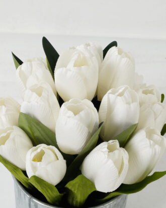 Artificial Flower 14*14*18.5cm tulip in Tin pot GS-03319087-W2 Potted Flowers&Plants YeahFlower is one of Chinese leading OEM manufacturers and exporters , supplying the silk flowers, wholesale artificial trees