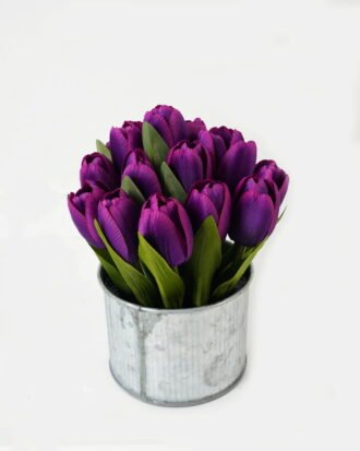 Artificial Flower 14*14*18.5cm tulip in Tin pot GS-03319087-Z2 Potted Flowers&Plants YeahFlower is one of Chinese leading OEM manufacturers and exporters , supplying the silk flowers, wholesale artificial trees