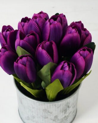 Artificial Flower 14*14*18.5cm tulip in Tin pot GS-03319087-Z2 Potted Flowers&Plants YeahFlower is one of Chinese leading OEM manufacturers and exporters , supplying the silk flowers, wholesale artificial trees