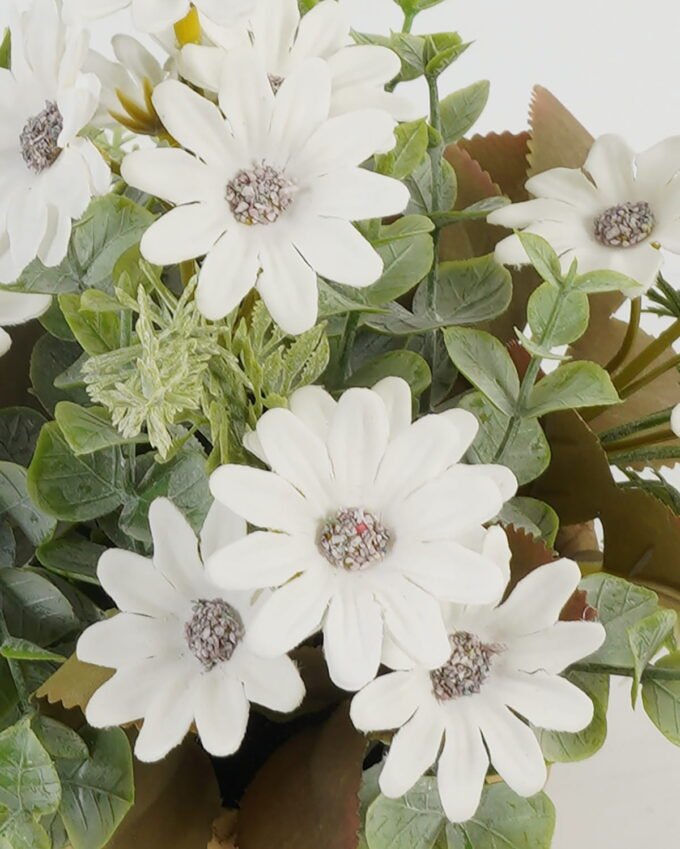 Artificial Table Plants 20*20*20cm Daisy Eucalyptus in Cement pot GS-03323048-W1 Potted Flowers&Plants YeahFlower is one of Chinese leading OEM manufacturers and exporters , supplying the silk flowers, wholesale artificial trees