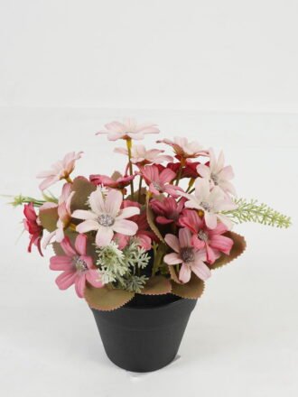 Artificial Table Plants 17*17*18cm Daisy in PP pot GS-03323045-W1 Potted Flowers&Plants 3,000+ sqm showroom with thousands of artificial flowers, plants & trees ready for global sourcing.