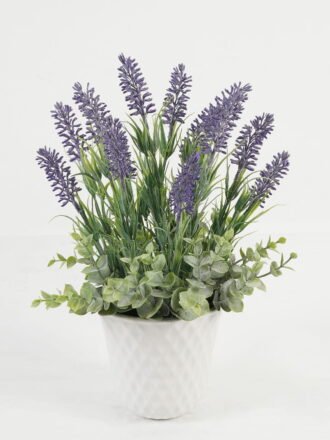 Artificial Table Plants 16*16*22cm Lavender in ceramic pot GS-03323055 Potted Flowers&Plants 3,000+ sqm showroom with thousands of artificial flowers, plants & trees ready for global sourcing.