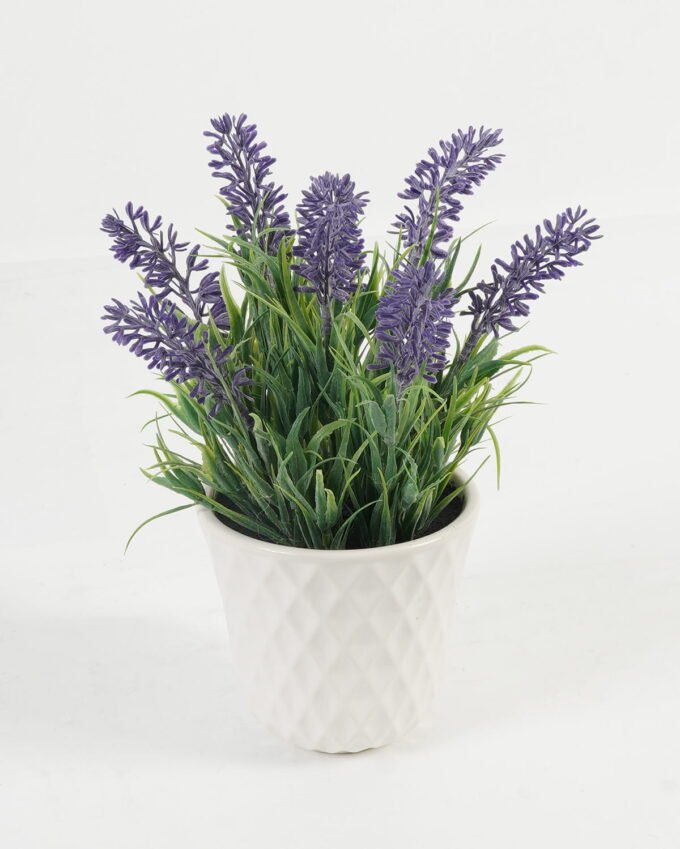 Artificial Table Plants Lavender in ceramic pot GS-03323055_3 Artificial Table Plants 16*16*22cm Lavender in ceramic pot GS-03323055 Potted Flowers&Plants YeahFlower is one of Chinese leading OEM manufacturers and exporters , supplying the silk flowers, wholesale artificial trees