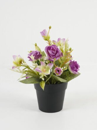 Artificial Table Plants 20*20*21cm Carnation in PP pot GS-03323039-P2 Potted Flowers&Plants 3,000+ sqm showroom with thousands of artificial flowers, plants & trees ready for global sourcing.