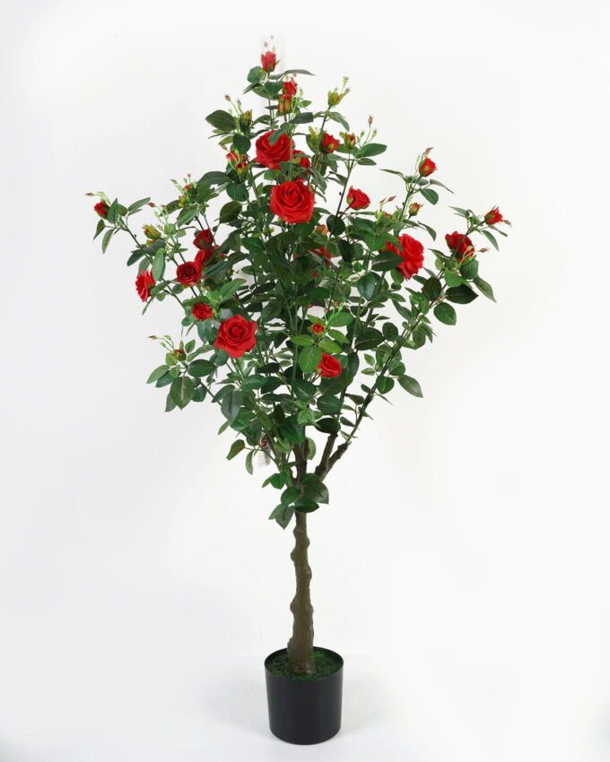 Artificial Tree 120cm Rose tree in pp pot GS-64223005 Tree&Plant YeahFlower is one of Chinese leading OEM manufacturers and exporters , supplying the silk flowers, wholesale artificial trees