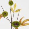 Artificial Branch fruit 43*83cm Chinese chestnut single stem/3 fruit GS-63623003-G2 Leaves&Sprays&Foliages YeahFlower is one of Chinese leading OEM manufacturers and exporters , supplying the silk flowers, wholesale artificial trees