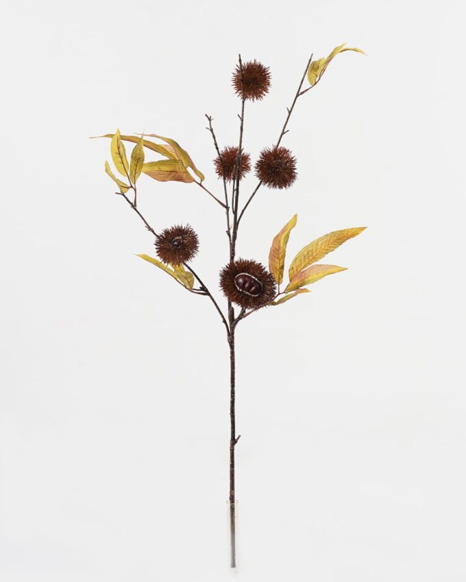 Artificial Branch fruit Chinese chestnut single stem 5 fruit GS-63623004_4 Artificial Branch fruit 42*30*92cm Chinese chestnut single stem/5 fruit GS-63623004 Leaves&Sprays&Foliages YeahFlower is one of Chinese leading OEM manufacturers and exporters , supplying the silk flowers, wholesale artificial trees