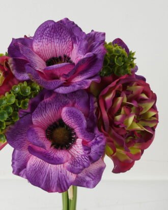 Artificial Flower 24cm ROSE&POPPY*9 BOUQUET GS-1680075-Z1 Bouquet YeahFlower is one of Chinese leading OEM manufacturers and exporters , supplying the silk flowers, wholesale artificial trees