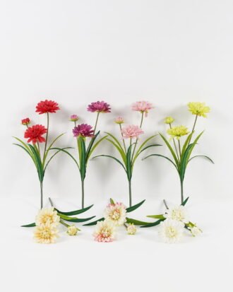 Artificial Flower 36*36*49cm Anemone *3 single stem GS-128J23025CONTI Flowers Bush 3,000+ sqm showroom with thousands of artificial flowers, plants & trees ready for global sourcing.