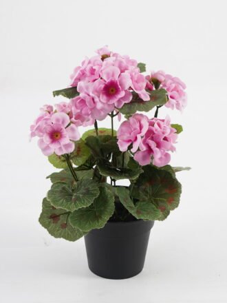 Artificial Flower 28*23*44CM Begonia*7 in plastic pot GS-04820039-O1 Potted Flowers&Plants 3,000+ sqm showroom with thousands of artificial flowers, plants & trees ready for global sourcing.