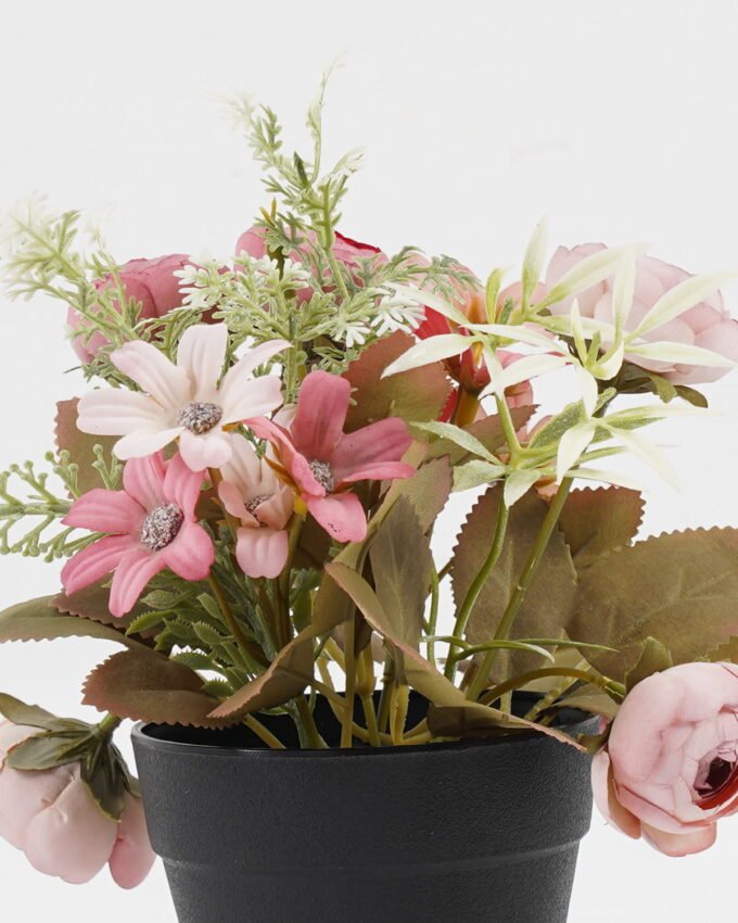 Artificial Flower 17*17*18cm Camellia daisy in PP pot GS-03323047-P2 Potted Flowers&Plants YeahFlower is one of Chinese leading OEM manufacturers and exporters , supplying the silk flowers, wholesale artificial trees