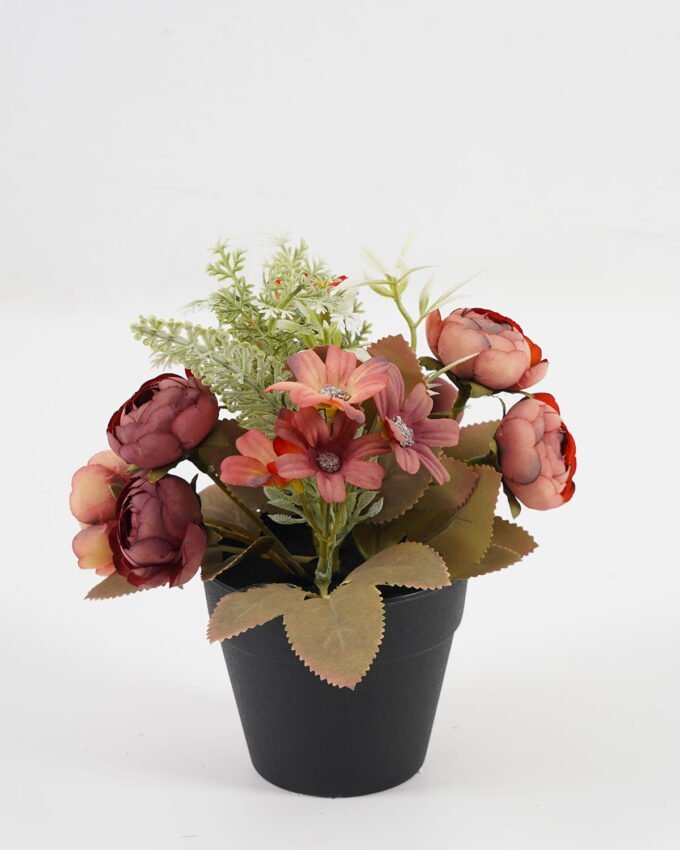 Artificial Flower 17*17*18cm Camellia daisy in PP pot GS-03323047 Potted Flowers&Plants YeahFlower is one of Chinese leading OEM manufacturers and exporters , supplying the silk flowers, wholesale artificial trees