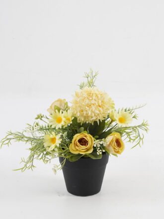 Artificial Flower 20*20*18cm Rose Hydrangea in PP pot GS-03323043-B1 Potted Flowers&Plants 3,000+ sqm showroom with thousands of artificial flowers, plants & trees ready for global sourcing.
