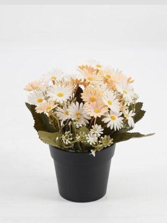 Artificial Flower 20*20*20cm Dahlia camellia in PP pot GS-03323042-P1 Potted Flowers&Plants 3,000+ sqm showroom with thousands of artificial flowers, plants & trees ready for global sourcing.