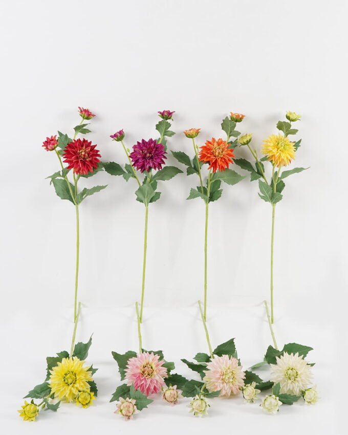Artificial Flower 20*20*60cm Dalia *3 moist real touch single stem GS-44323006 Single Flowers YeahFlower is one of Chinese leading OEM manufacturers and exporters , supplying the silk flowers, wholesale artificial trees