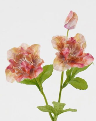 Artificial Flower 16*16*50cm Flower *2 single stem GS-53623029-O1 Single Flowers YeahFlower is one of Chinese leading OEM manufacturers and exporters , supplying the silk flowers, wholesale artificial trees