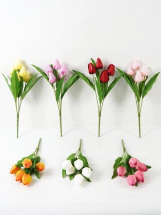Artificial Flower 21*21*27cm Flower *4 bush GVC-23-2985-W1 Flowers Bush 3,000+ sqm showroom with thousands of artificial flowers, plants & trees ready for global sourcing.