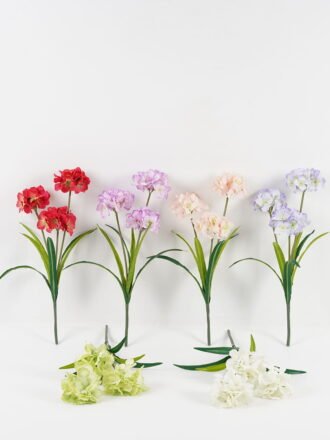 Artificial Flower 26*26*52cm Hydrangea *3 single stem GS-128J23028CONTI-R1 Flowers Bush 3,000+ sqm showroom with thousands of artificial flowers, plants & trees ready for global sourcing.