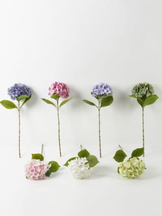 Artificial Flower 23*23*60cm Hydrangea single stem GS-31323007CONTI-G1 Single Flowers 3,000+ sqm showroom with thousands of artificial flowers, plants & trees ready for global sourcing.