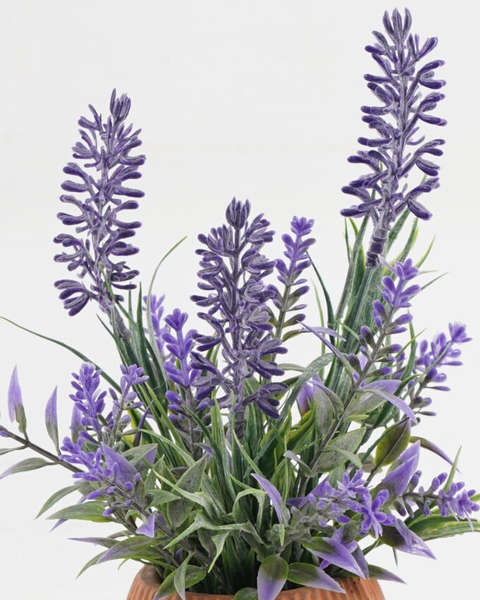Artificial Flower 13*13*21cm Lavender in cement pot GS-03323075 Potted Flowers&Plants YeahFlower is one of Chinese leading OEM manufacturers and exporters , supplying the silk flowers, wholesale artificial trees