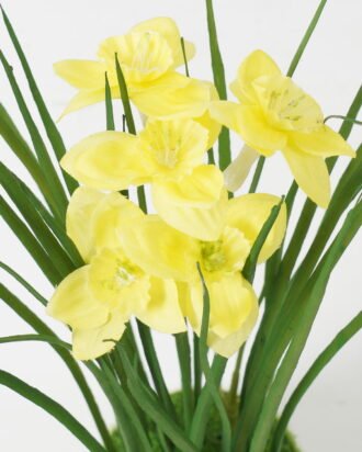 Artificial Flower 10*10*24CM Narcissus of the valley grass ball GS-41323004KIK Potted Flowers&Plants YeahFlower is one of Chinese leading OEM manufacturers and exporters , supplying the silk flowers, wholesale artificial trees