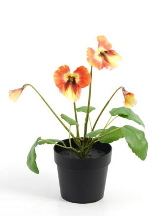 Artificial Table Plants 20*17*16cm Real Touch Mini Taro leaf in Cement pot GS-03321067RP Potted Flowers&Plants 3,000+ sqm showroom with thousands of artificial flowers, plants & trees ready for global sourcing.