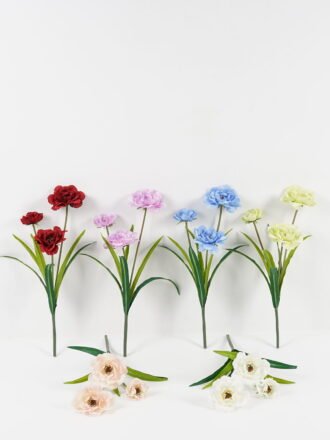 Artificial Flower 28*28*49cm Peony *3 single stem GS-128J23027CONTI-W1 Flowers Bush 3,000+ sqm showroom with thousands of artificial flowers, plants & trees ready for global sourcing.