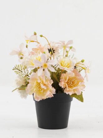 Artificial Flower 20*20*22cm Peony in PP pot GS-03323032-O1 Potted Flowers&Plants 3,000+ sqm showroom with thousands of artificial flowers, plants & trees ready for global sourcing.