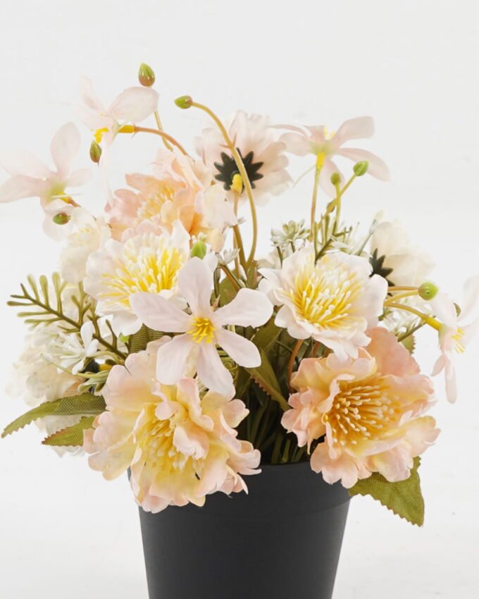 Artificial Flower 20*20*22cm Peony in PP pot GS-03323032-C1 Potted Flowers&Plants YeahFlower is one of Chinese leading OEM manufacturers and exporters , supplying the silk flowers, wholesale artificial trees