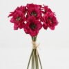 Artificial Flower 21*21*33cm Poppy *9 bundle GS-128J23024-R1 Bouquet YeahFlower is one of Chinese leading OEM manufacturers and exporters , supplying the silk flowers, wholesale artificial trees