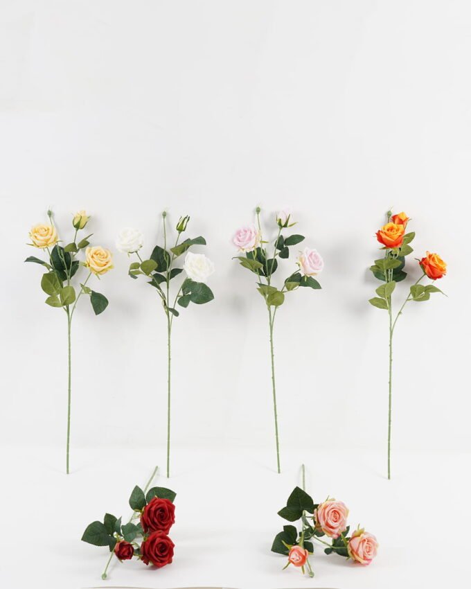 Artificial Flower 18*18*61cm Rose *3 single stem GS-70723006CONTI Single Flowers YeahFlower is one of Chinese leading OEM manufacturers and exporters , supplying the silk flowers, wholesale artificial trees