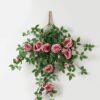 Artificial Flower 50*85cm Rose *7 hanging GS-70823001CONTI-P1 Banners&Garlands YeahFlower is one of Chinese leading OEM manufacturers and exporters , supplying the silk flowers, wholesale artificial trees