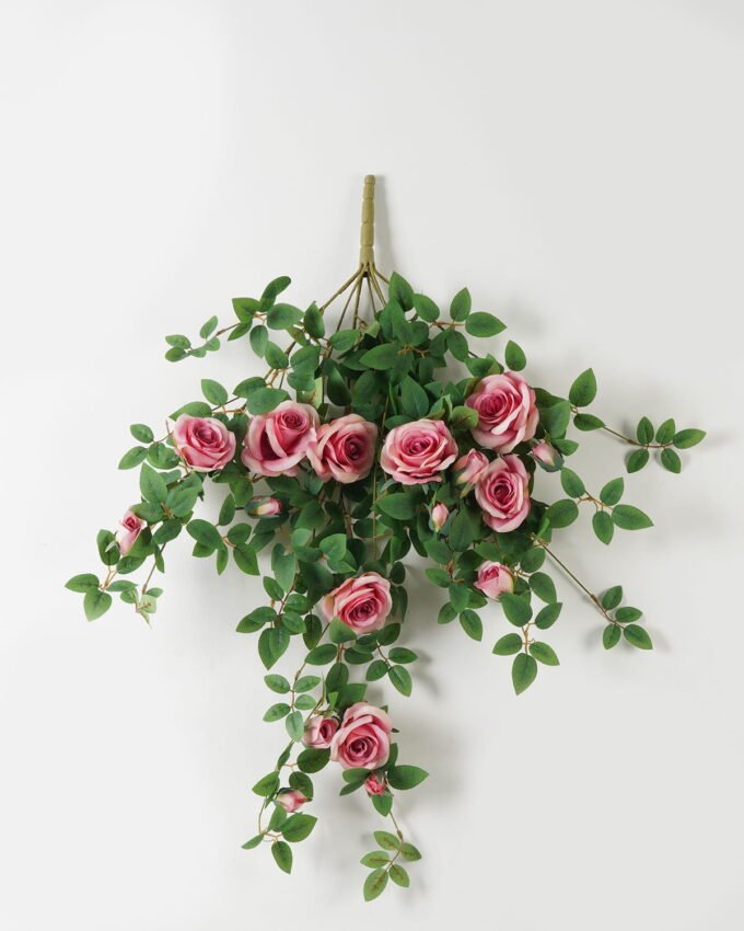 Artificial Flower 50*85cm Rose *7 hanging GS-70823001CONTI-P1 Banners&Garlands YeahFlower is one of Chinese leading OEM manufacturers and exporters , supplying the silk flowers, wholesale artificial trees