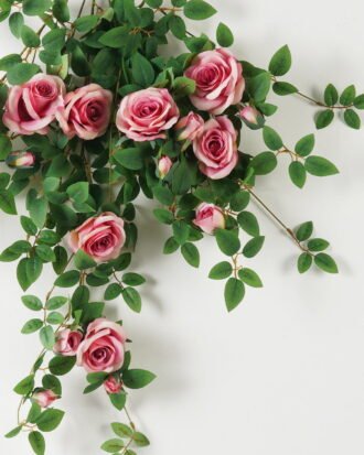 Artificial Flower 50*85cm Rose *7 hanging GS-70823001CONTI-P1 Banners&Garlands 3,000+ sqm showroom with thousands of artificial flowers, plants & trees ready for global sourcing.