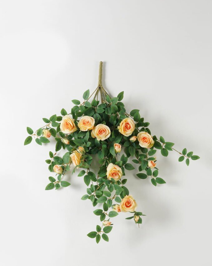 Artificial Flower 50*85cm Rose *7 hanging GS-70823001CONTI-Y1 Banners&Garlands YeahFlower is one of Chinese leading OEM manufacturers and exporters , supplying the silk flowers, wholesale artificial trees