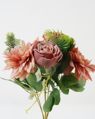 Artificial Flower 25*25*37cm Rose&Daisy *7 bush GS-70023008CONTI-P3 Flowers Bush YeahFlower is one of Chinese leading OEM manufacturers and exporters , supplying the silk flowers, wholesale artificial trees