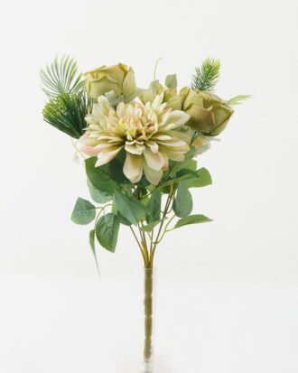 Artificial Flower 25*25*37cm Rose&Daisy *7 bush GS-70023008CONTI-W1 Flowers Bush YeahFlower is one of Chinese leading OEM manufacturers and exporters , supplying the silk flowers, wholesale artificial trees