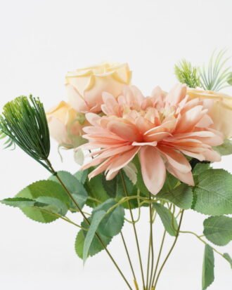 Artificial Flower 25*25*37cm Rose&Daisy *7 bush GS-70023008CONTI Flowers Bush 3,000+ sqm showroom with thousands of artificial flowers, plants & trees ready for global sourcing.