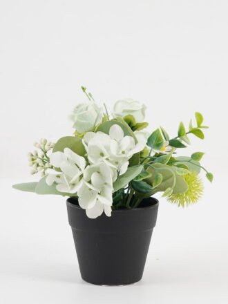 Artificial Flower 20*20*20cm Dahlia camellia in PP pot GS-03323042-Z1 Potted Flowers&Plants 3,000+ sqm showroom with thousands of artificial flowers, plants & trees ready for global sourcing.