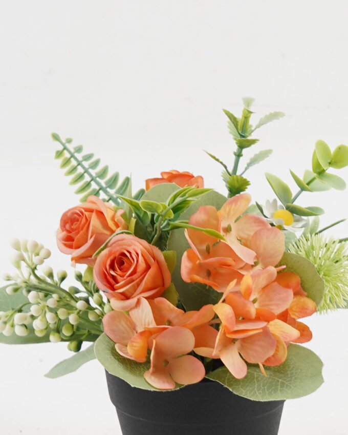 Artificial Flower Rose Hydrangea in PP pot GS-03323043-O1_5 Artificial Flower 20*20*18cm Rose Hydrangea in PP pot GS-03323043-O1 Potted Flowers&Plants YeahFlower is one of Chinese leading OEM manufacturers and exporters , supplying the silk flowers, wholesale artificial trees