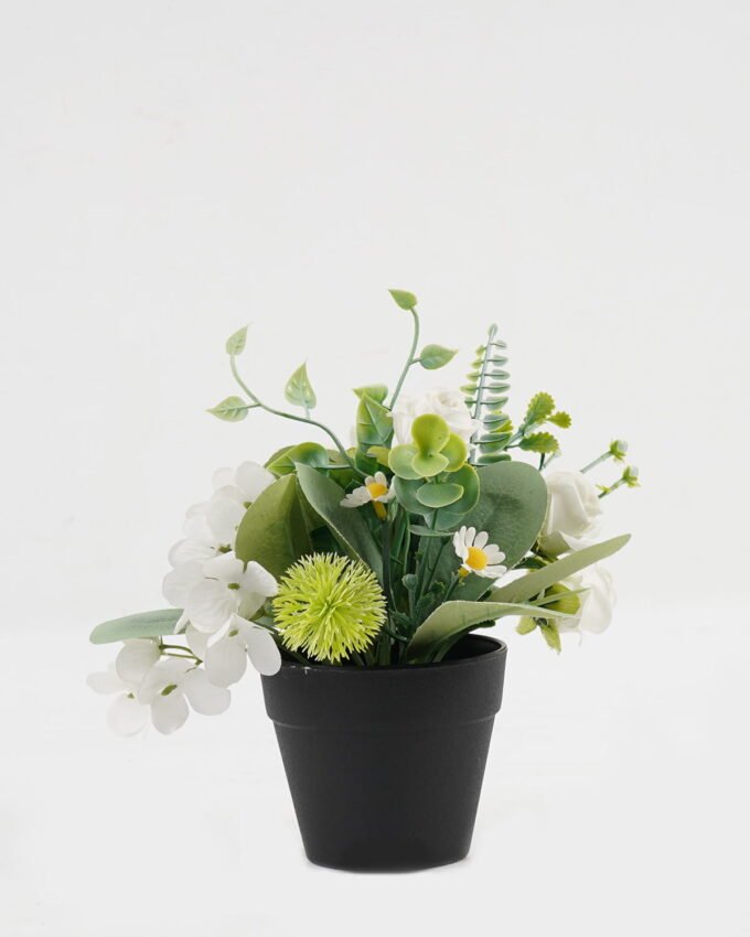 Artificial Flower 20*20*18cm Rose Hydrangea in PP pot GS-03323043-W1 Potted Flowers&Plants YeahFlower is one of Chinese leading OEM manufacturers and exporters , supplying the silk flowers, wholesale artificial trees